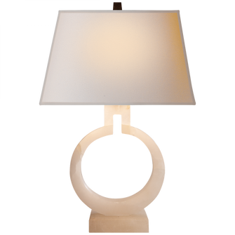 Ring Form Small Table Lamp (279|CHA 8969ALB-NP)