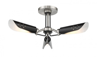 Turbine - 3 Light Semi Flush (77|P1693-691)