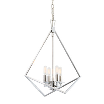 Trapezoid Cage Chandelier (148|5388-PN-NG)