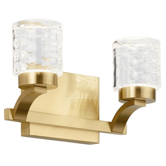 Rene 3000K LED 2 Light Vanity Light Champagne Gold (2|84040CG)