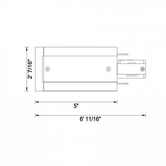 Live End Connector - Left 120V (1357|WEDL-RT-WT) Live End Connector - Left 120V (1357|WEDL-RT-WT)