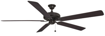 Edgewood 72 inch Indoor/Outdoor Ceiling Fan - Dark Bronze with Dark Walnut blades (90|FP9072DZW)