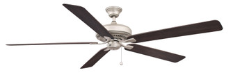 Edgewood 72 inch Indoor/Outdoor Ceiling Fan - Brushed Nickel with Dark Walnut blades (90|FP9072BNW)