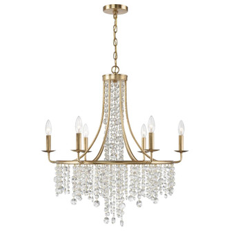Gabrielle 28'' Antique Gold Chandelier (205|GAB-B7306-GA)