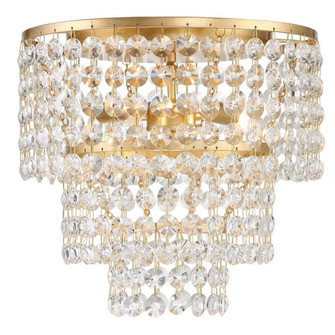 Gabrielle 3 Light Antique Gold Flush Mount (205|GAB-B7303-GA)