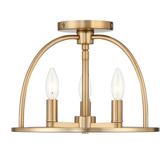 Abbott 13.75'' Vibrant Gold Semi Flush Mount (205|ABB-3003-VG_CEILING)