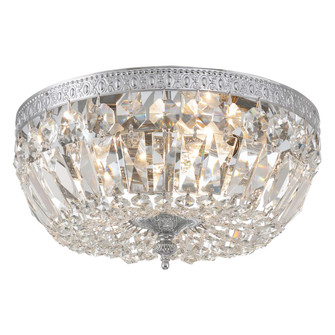 Waltham 12'' Italian Crystal Polished Chrome Flush Mount (205|712-CH-CL-I)