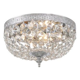 Waltham 10'' Italian Crystal Polished Chrome Flush Mount (205|710-CH-CL-I)