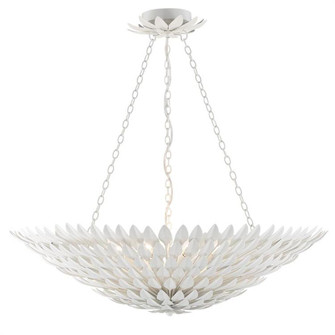 Broche 8 Light Matte White Semi Flush Mount (205|519-MT_CEILING)