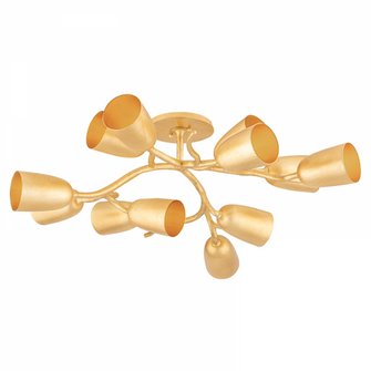 12 LIGHT SEMI FLUSH (57|5045-GL)