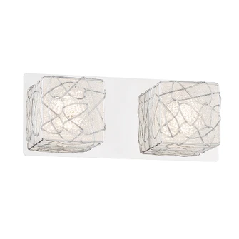 Livewire - 2 Light LED Bath Vanity in Metal (77|P5292-077-L)