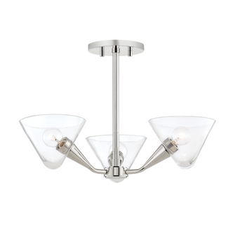 3 Light Semi Flush (6939|H327603-PN)
