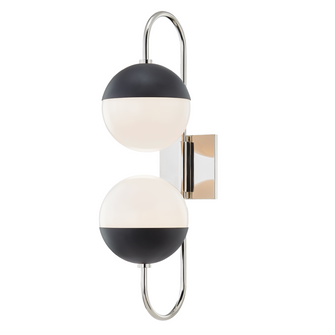 Renee Wall Sconce (6939|H344102B-PN/BK)