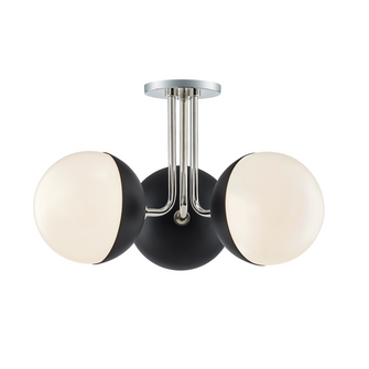 Renee Semi Flush (6939|H344603-PN/BK)