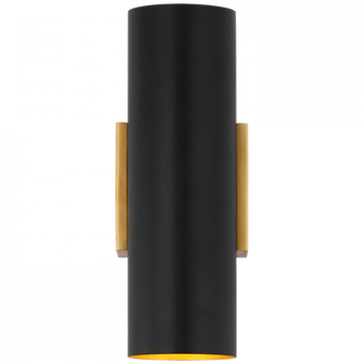 Nella Small Cylinder Sconce (279|ARN 2440HAB/BLK)