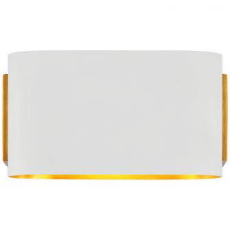 Nella Small Oblong Sconce (279|ARN 2442HAB/PW)