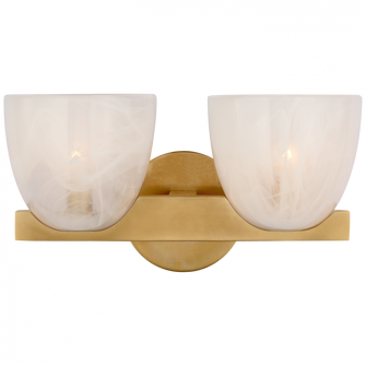 Carola Double Sconce (279|ARN 2492HAB-WSG)