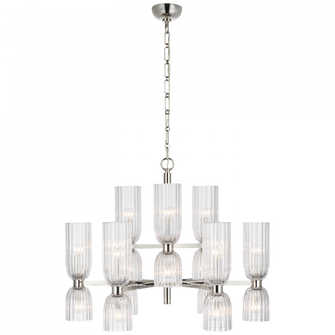 Asalea Medium Two-Tier Chandelier (279|ARN 5500PN-CG)