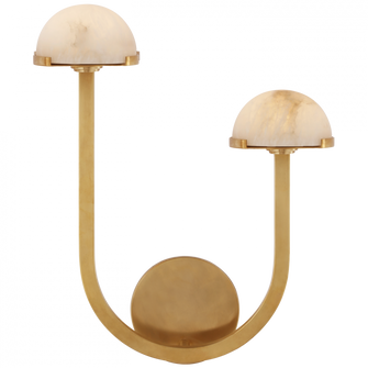 Pedra 15'' Asymmetrical Right Sconce (279|KW 2623AB-ALB)