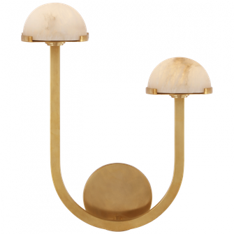 Pedra 15'' Asymmetrical Right Sconce (279|KW 2623AB-ALB)