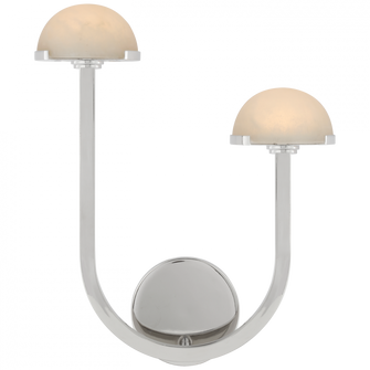 Pedra 15'' Asymmetrical Right Sconce (279|KW 2623PN-ALB)