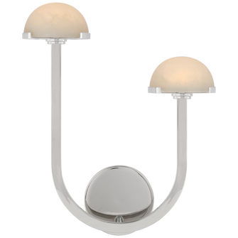 Pedra 15'' Asymmetrical Right Sconce (279|KW 2623PN-ALB)