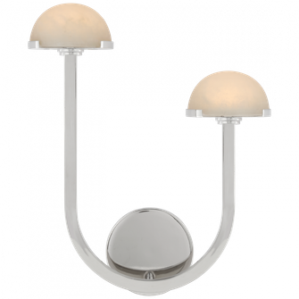 Pedra 15'' Asymmetrical Right Sconce (279|KW 2623PN-ALB)