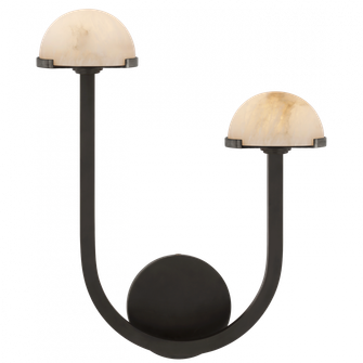 Pedra 15'' Asymmetrical Right Sconce (279|KW 2623BZ-ALB)