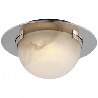 Melange 6'' Solitaire Flush Mount (279|KW 4017PN-ALB)