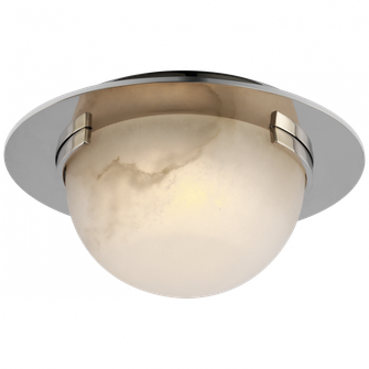 Melange 6'' Solitaire Flush Mount (279|KW 4017PN-ALB)