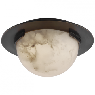 Melange 6'' Solitaire Flush Mount (279|KW 4017BZ-ALB)