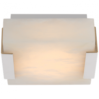 Covet Low Clip Solitaire Flush Mount (279|KW 4110PN-ALB)