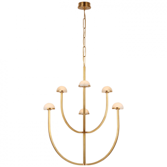 Pedra Large Two-Tier Chandelier (279|KW 5621AB-ALB)