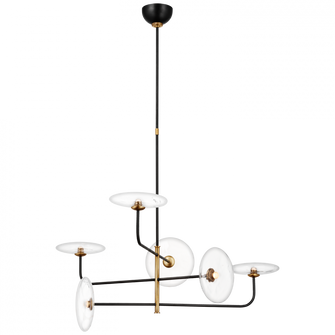 Calvino Large Arched Chandelier (279|S 5692AI/HAB-CG)