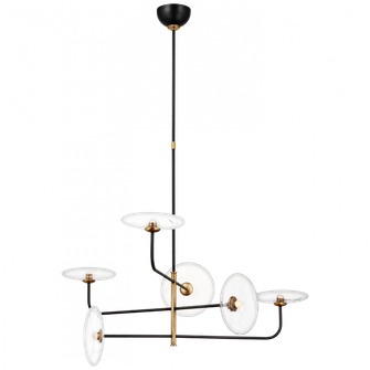 Calvino Large Arched Chandelier (279|S 5692AI/HAB-CG)