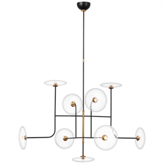 Calvino X-Large Arched Chandelier (279|S 5693AI/HAB-CG)
