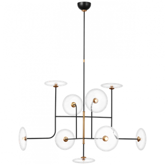 Calvino X-Large Arched Chandelier (279|S 5693AI/HAB-CG)