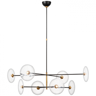 Calvino X-Large Radial Chandelier (279|S 5694AI/HAB-CG)