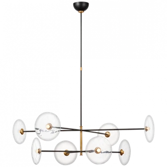 Calvino X-Large Radial Chandelier (279|S 5694AI/HAB-CG)