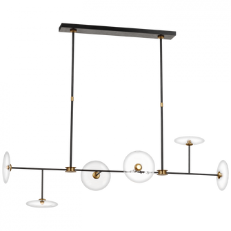 Calvino Large Linear Chandelier (279|S 5695AI/HAB-CG)