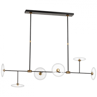Calvino Large Linear Chandelier (279|S 5695AI/HAB-CG)