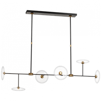 Calvino Large Linear Chandelier (279|S 5695AI/HAB-CG)