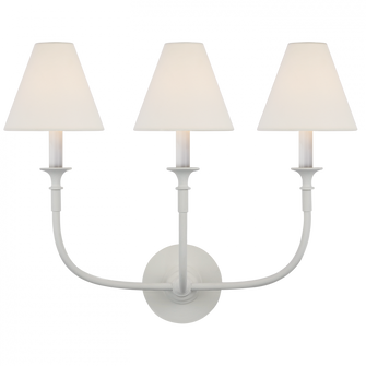 Piaf Triple Sconce (279|TOB 2452PW-L)