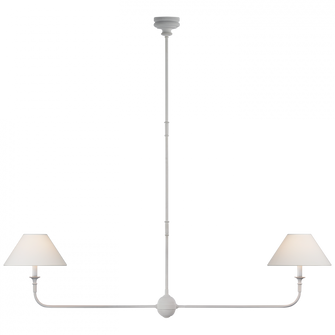Piaf Large Two Light Linear Pendant (279|TOB 5455PW-L)