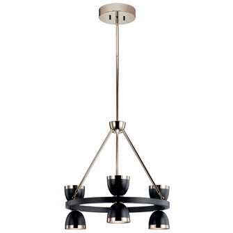 Chandelier 6Lt LED (2|52417BKLED)