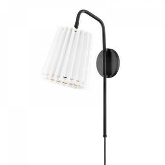 Demi Plug-In Sconce (6939|HL476101-SBK)