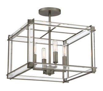 Langen Square - 4 Light Semi Flush (10|3859-756)