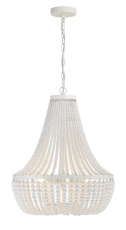 Rylee 6 Light Matte White Chandelier (205|608-MT)