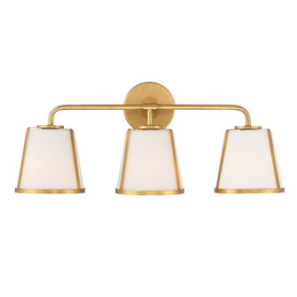 Fulton 3 Light Antique Gold Bathroom Vanity (205|FUL-913-GA)
