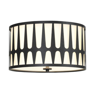 Royston 18'' Black Flush Mount (205|ROY-800-BK)